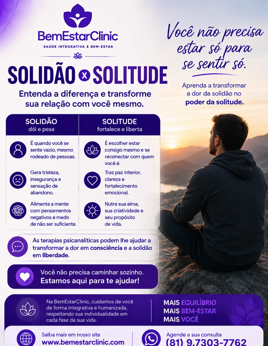 Solidão ou Solitude, você sabe a diferença?